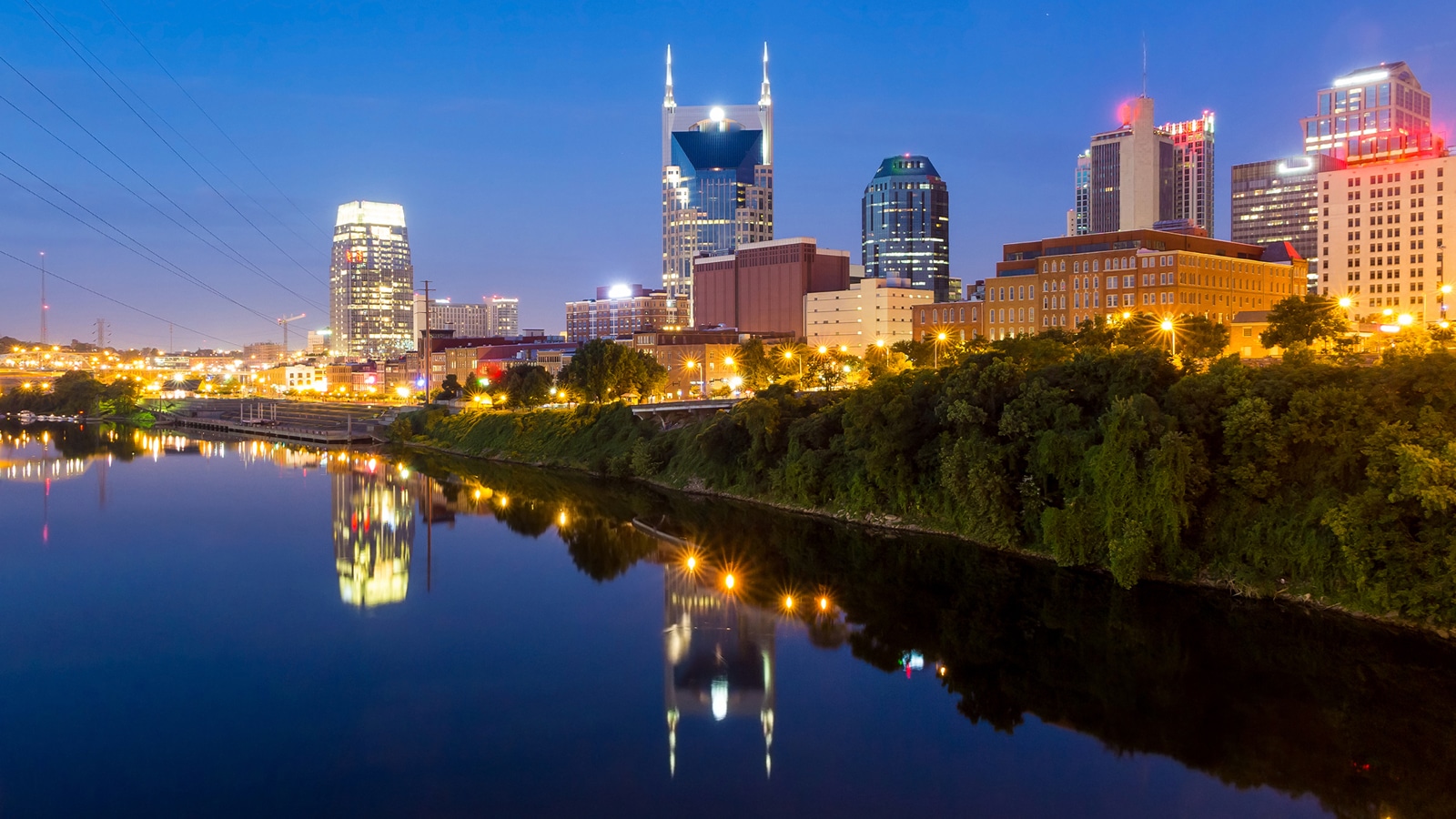 The Music City From The Cumberland River